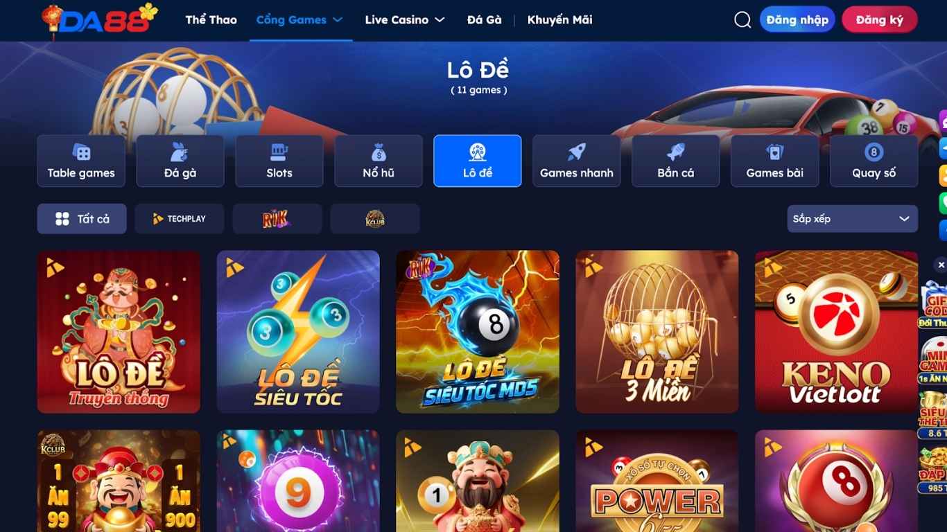 Khái quát về lô đề DA88